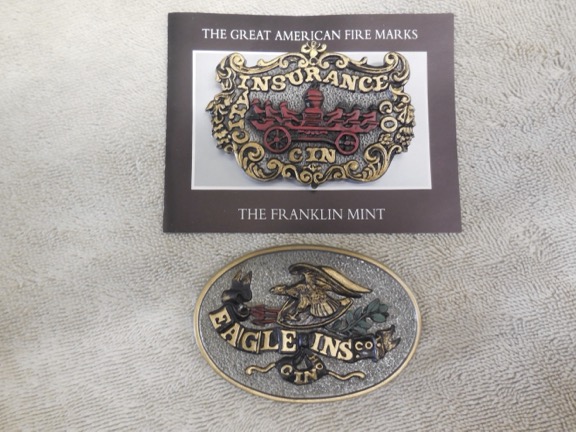 2 Franklin Mint paper weights