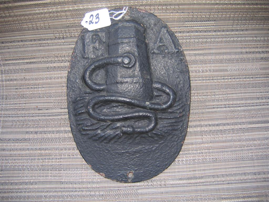 Fire Association of Philadelphia. Cast iron. Flat