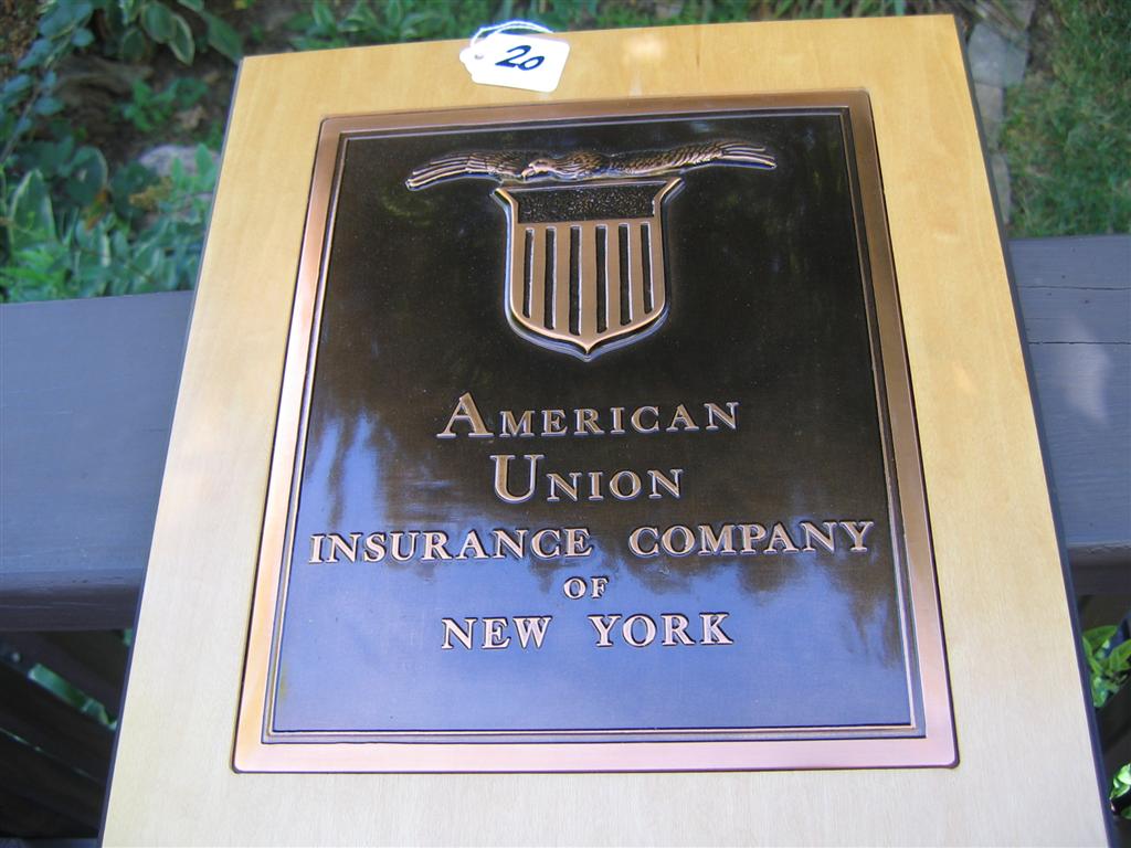 American Union Insurance Co of New York Sign. 14