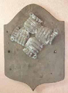 Philadelphia Contributionship. Wood shield with l