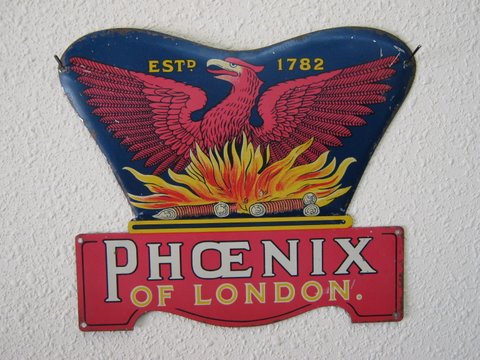 Phoenix of London, Lithographed Tin, Brightly colo