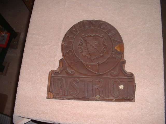 District Fire Office, Birmingham, England. Copper