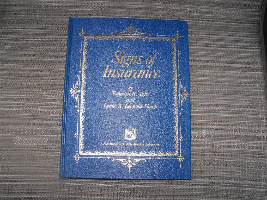 Signs of Insurance Book by Edward Tufts and Lynne