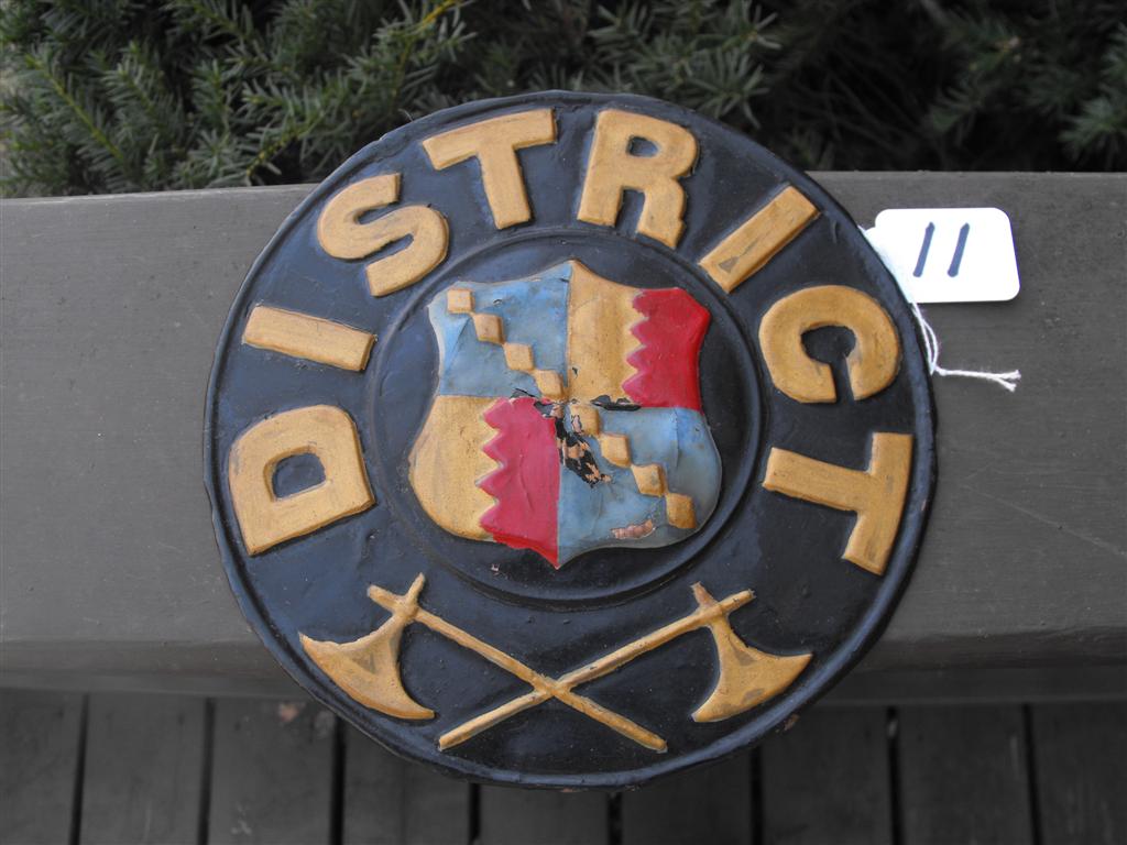 District Fire Office Fire Mark. Birmingham, Engla