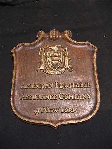Burwood plaque for American Equitable Assurance Co
