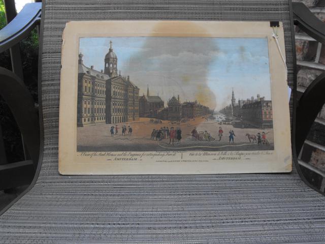 Print - Cardboard - not framed. Amsterdam. A vie