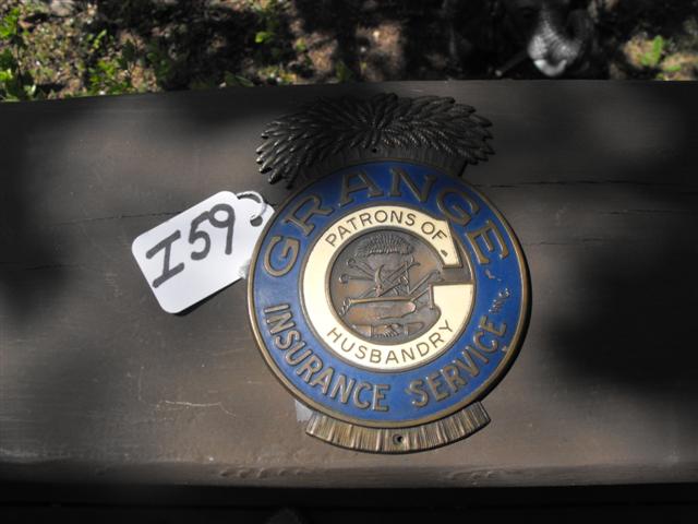 Auto Tag. Grange Insurance Service. 4 1/2x3 1/4