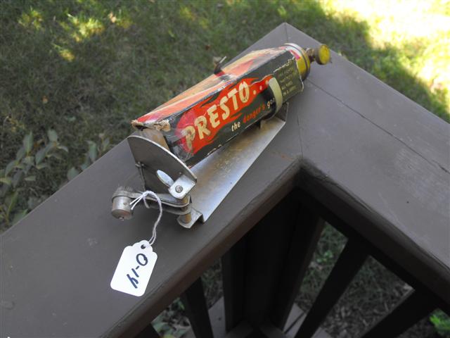 Presto Fire Extinguisher with original box and met