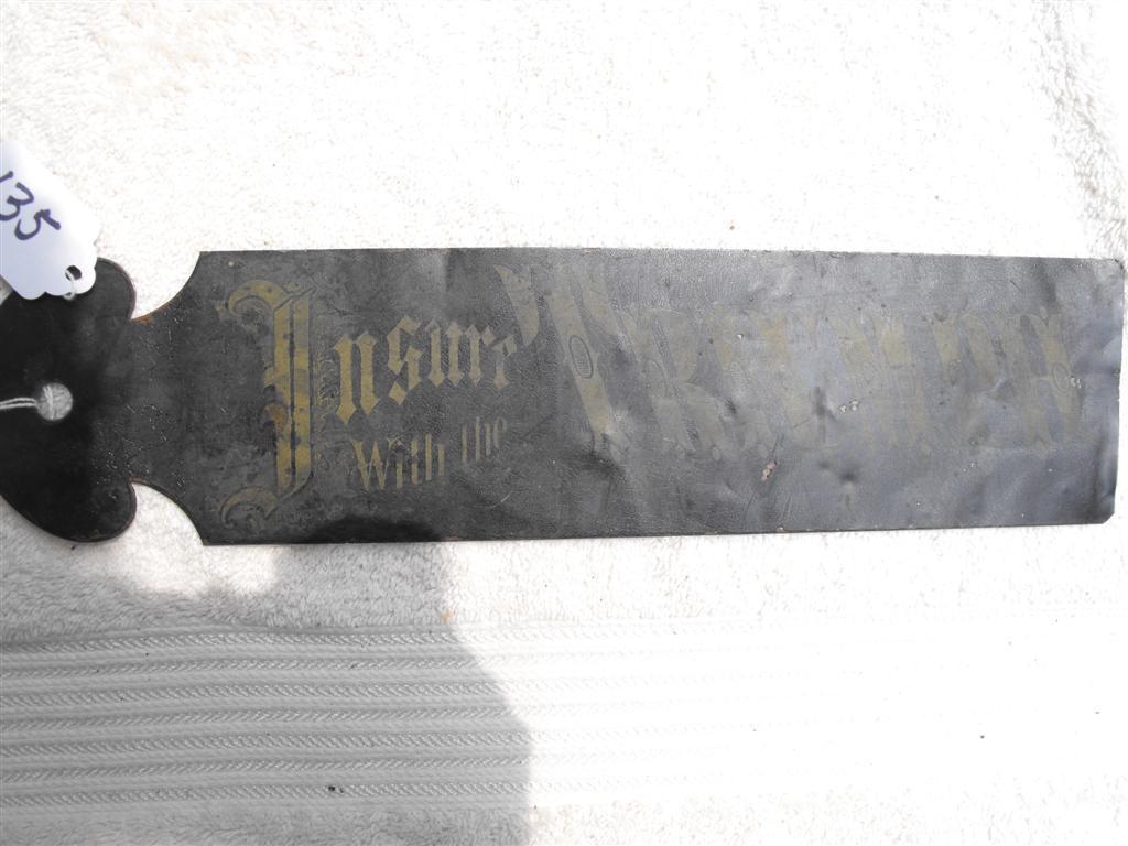 Insure with the Triumph Ledger Marker. Lettering