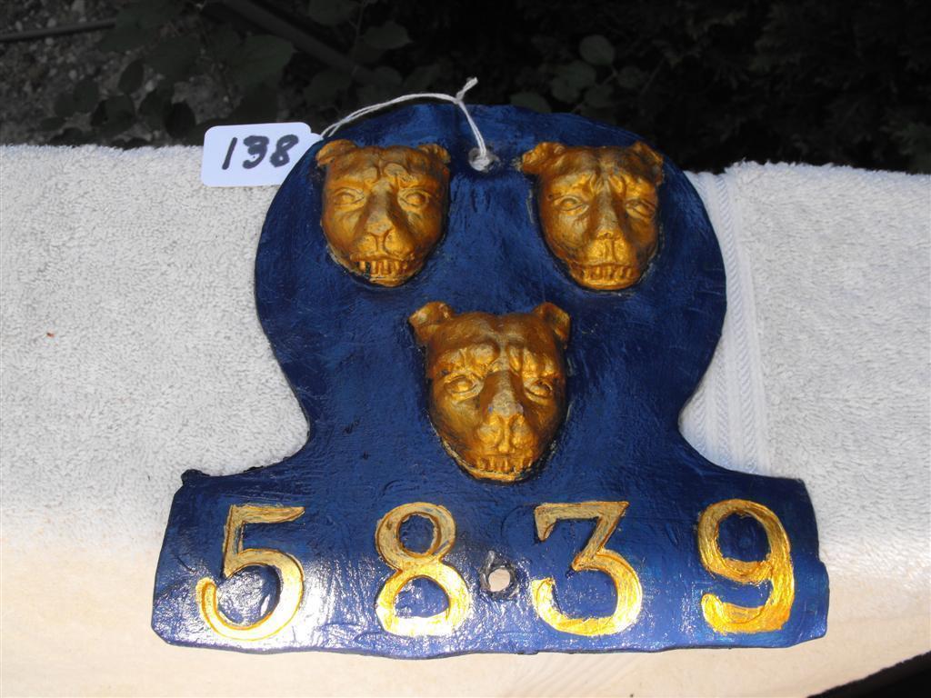 Salop Fire Office. Shrewsbury, England. Lead. 7