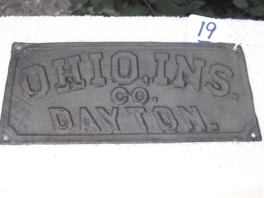 Ohio Insurance Company. Dayton, Ohio. Tin. Rect