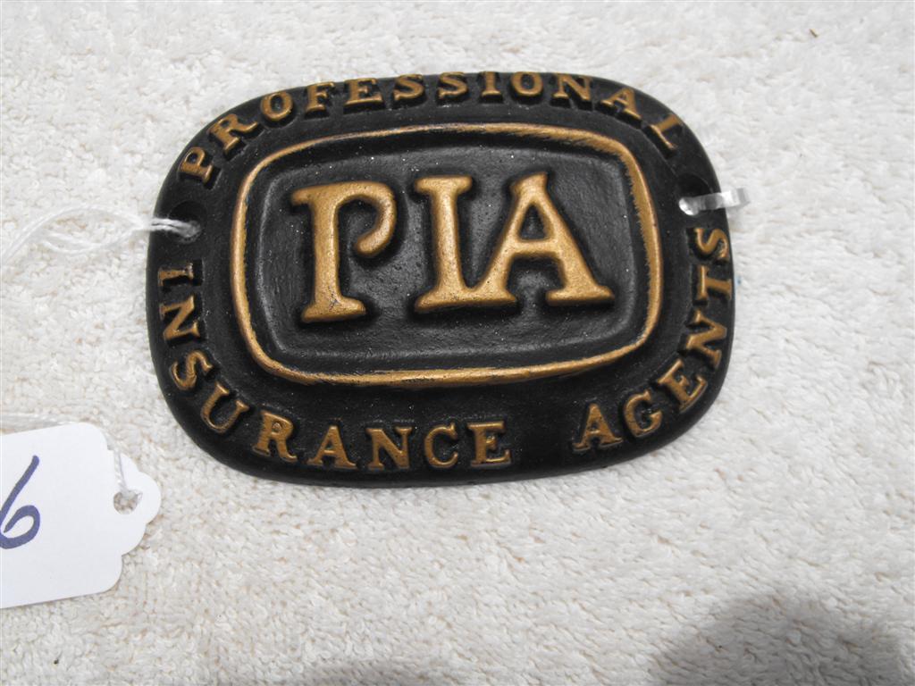 PIA - Professional Insurance Agency Paperweight.