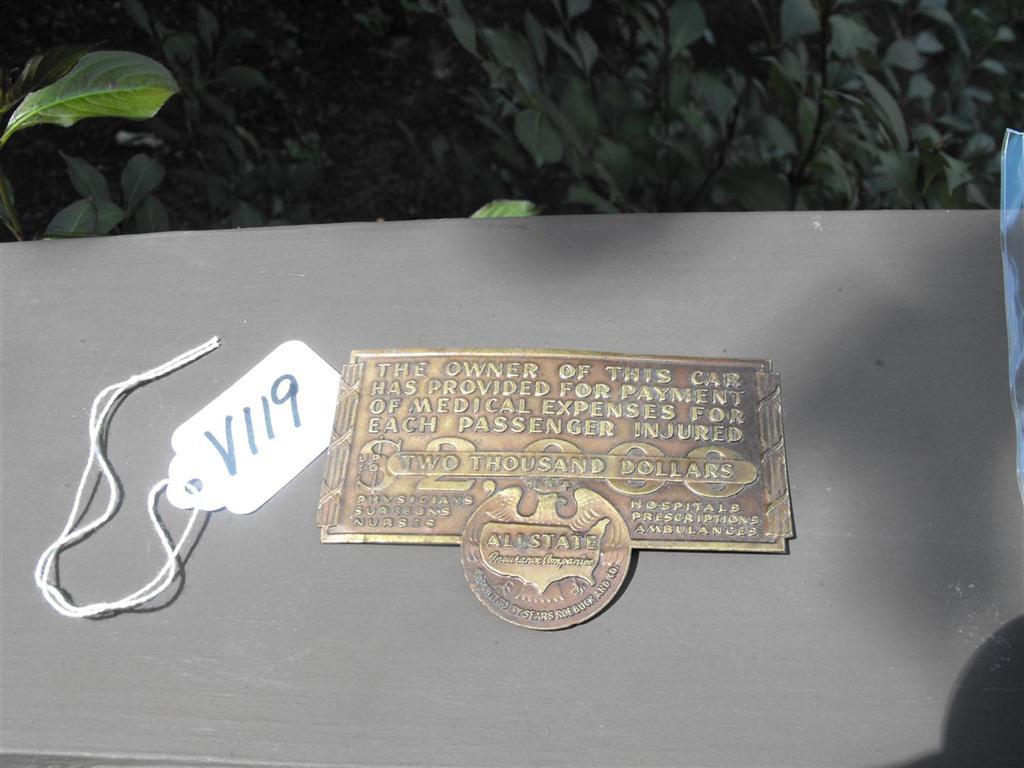 Allstate Insurance Companies Auto decal. Hard car