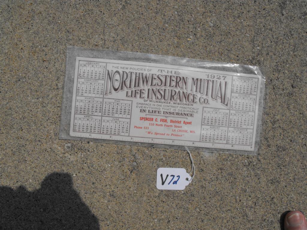 Ink Blotter. Norwestern Mutual Life Insurance Com