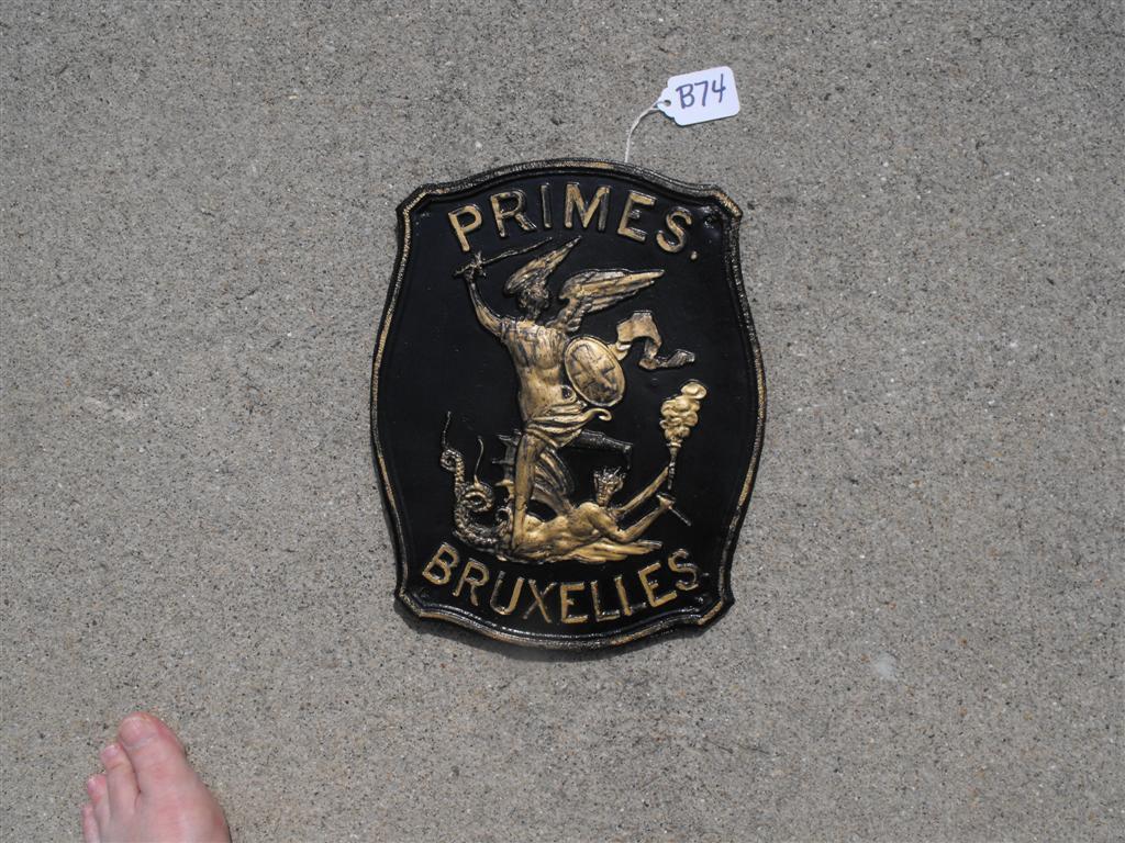 Compagnie de Bruxelles Reproduction Fire Mark of B