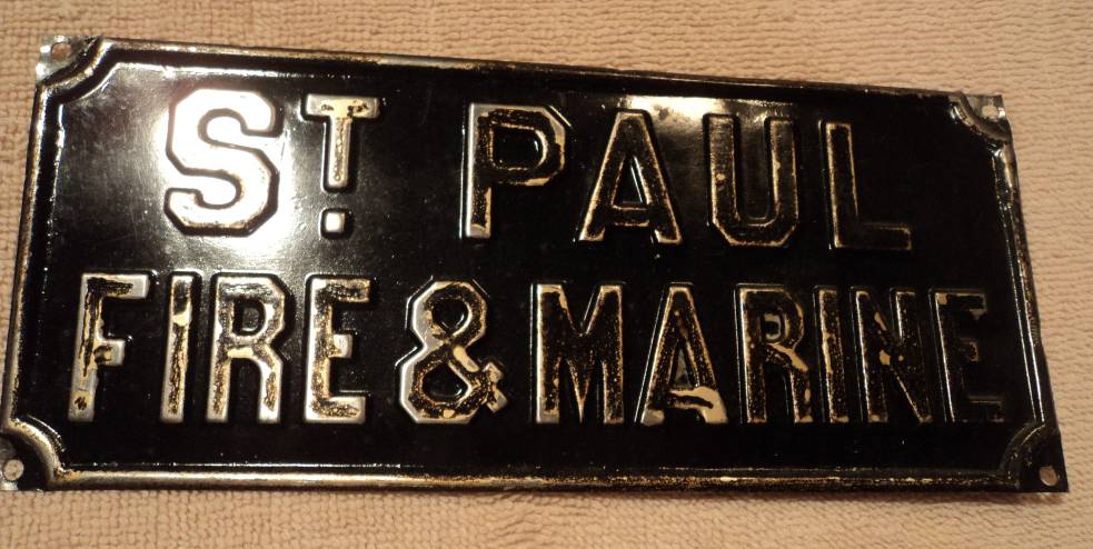 St. Paul Fire & Marine. St. Paul, Minnesota. Tin