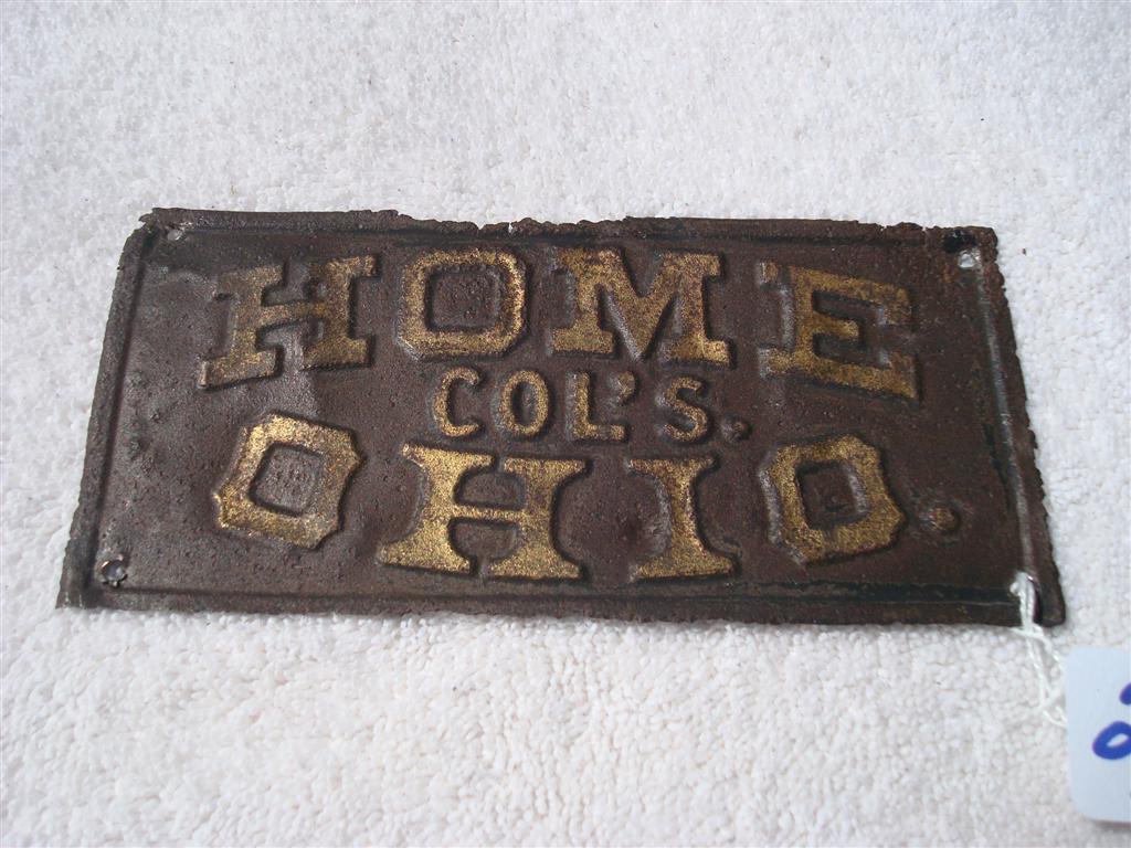 Home Insurance Company. Columbus, Ohio. Tin. Rec