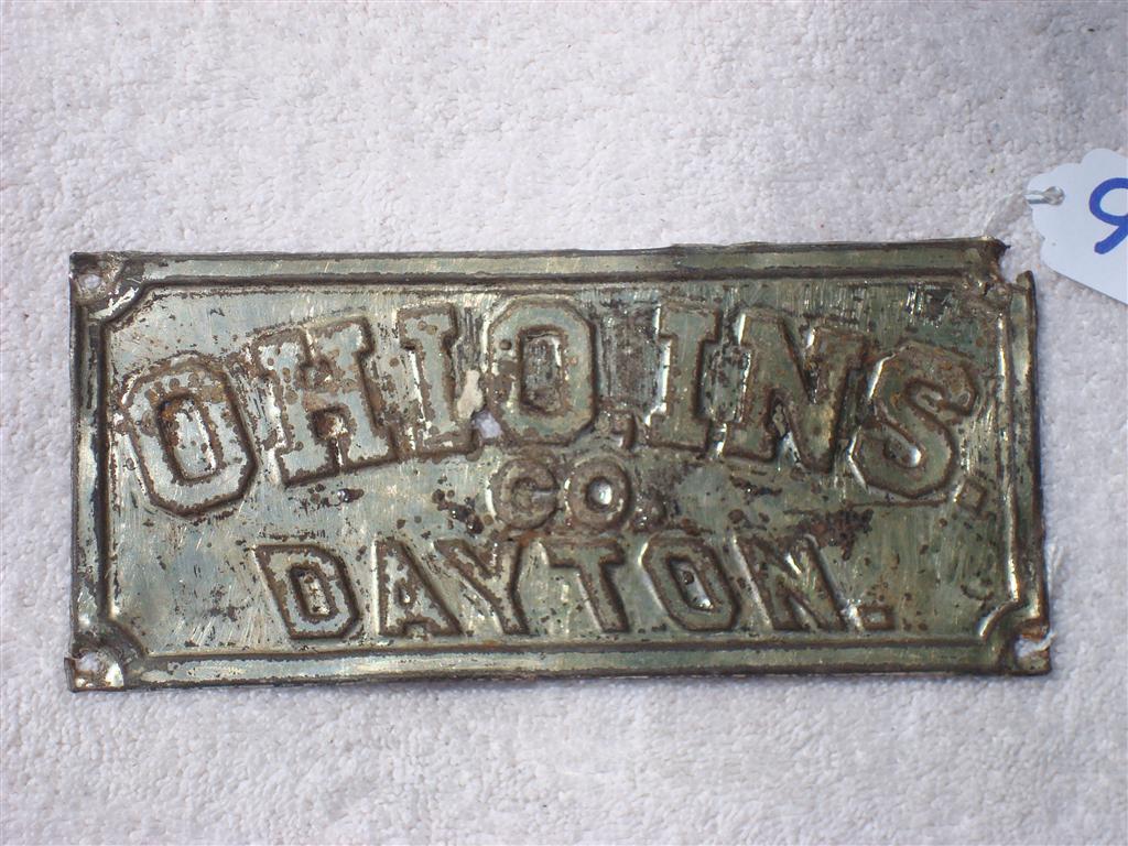 Ohio Insurance Company. Dayton, Ohio. Tin. Recta