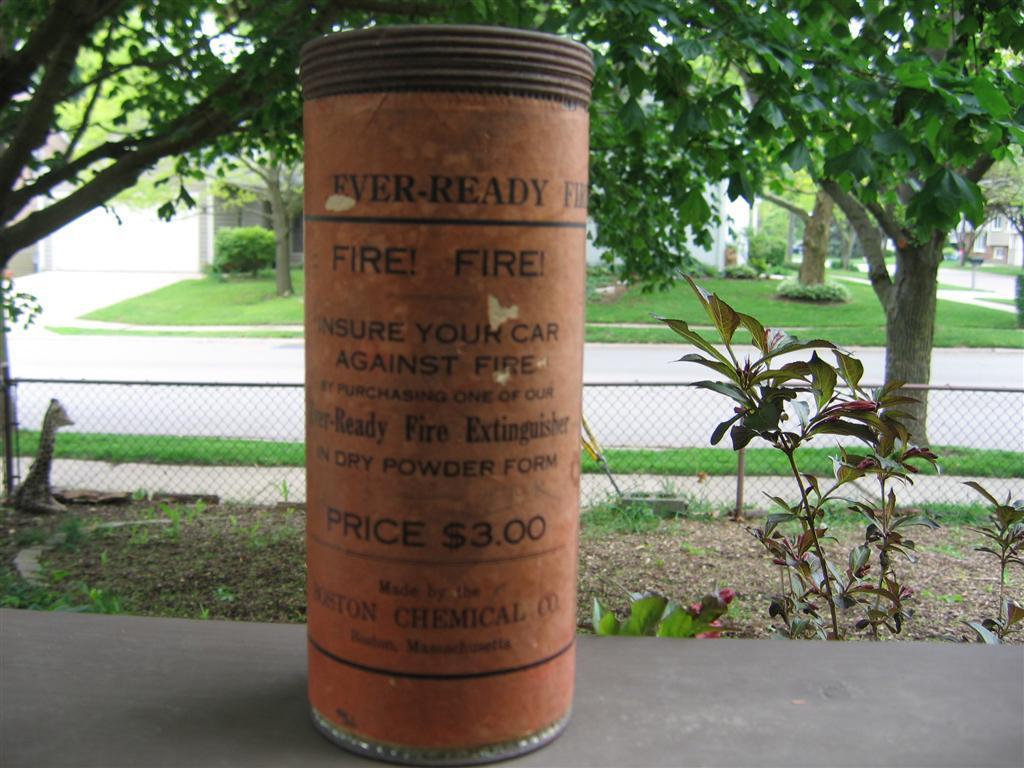 Ever-Ready Fire Extinguisher. Dry Powder Form. M