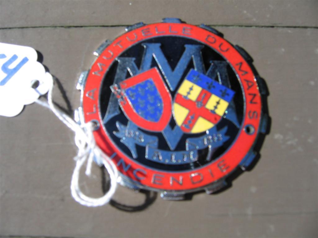 Auto Badge - Tag. La Mutuelle du Mans. Incendie.