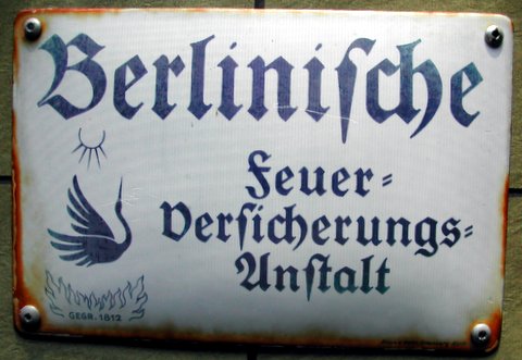 Berlinische Feuer Versicherungs Anstalt. Berlin,