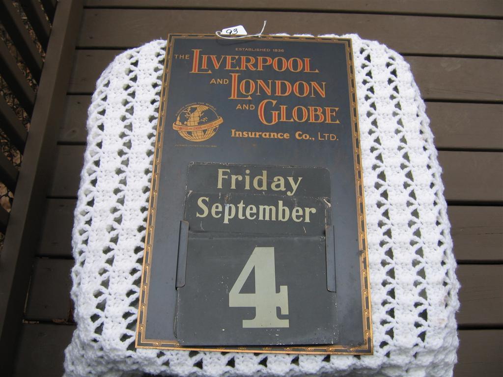 Liverpool and London and Globe Insurance Company,