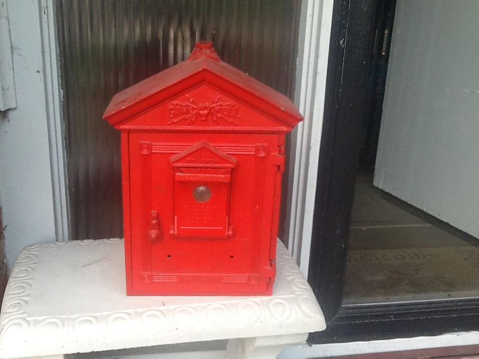 Red Fire Alarm Box.