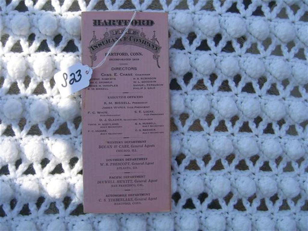 Hartford Fire Insurance Company policy. Fire & Tr