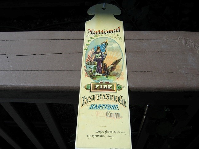 National Fire Insurance Co. Hartford, Conn. Ledge