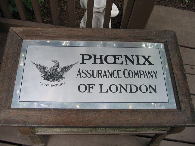 Phoenix Assurance Company of London. Aluminum Sig