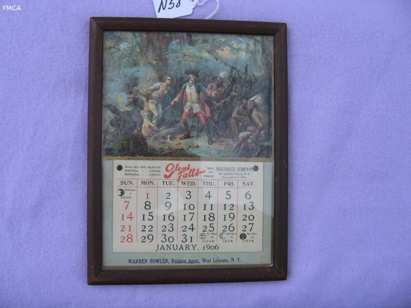 Glen Falls Insurance Company Calendar. January 19