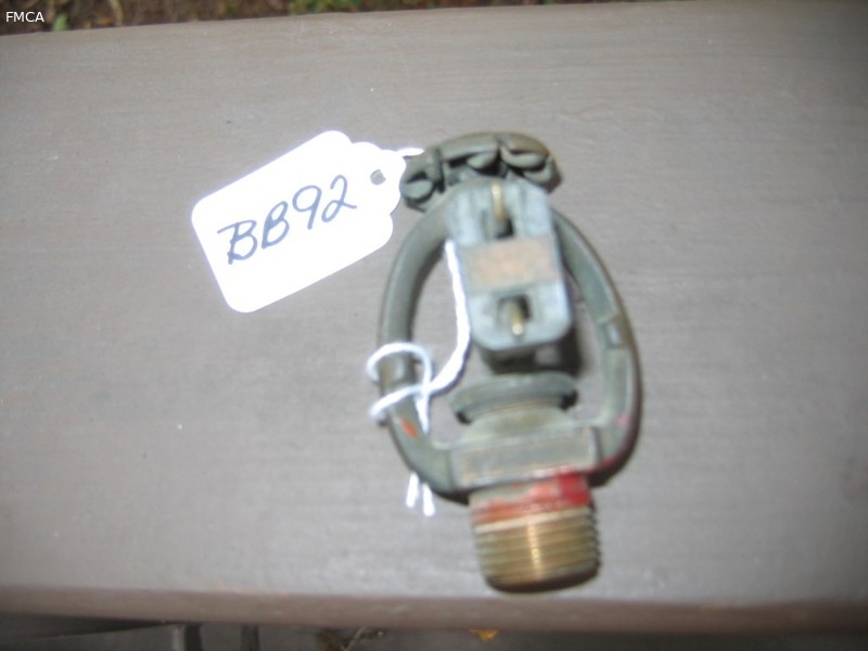 Niagara Sprinkler Head. 3 inches tall x2 inches x