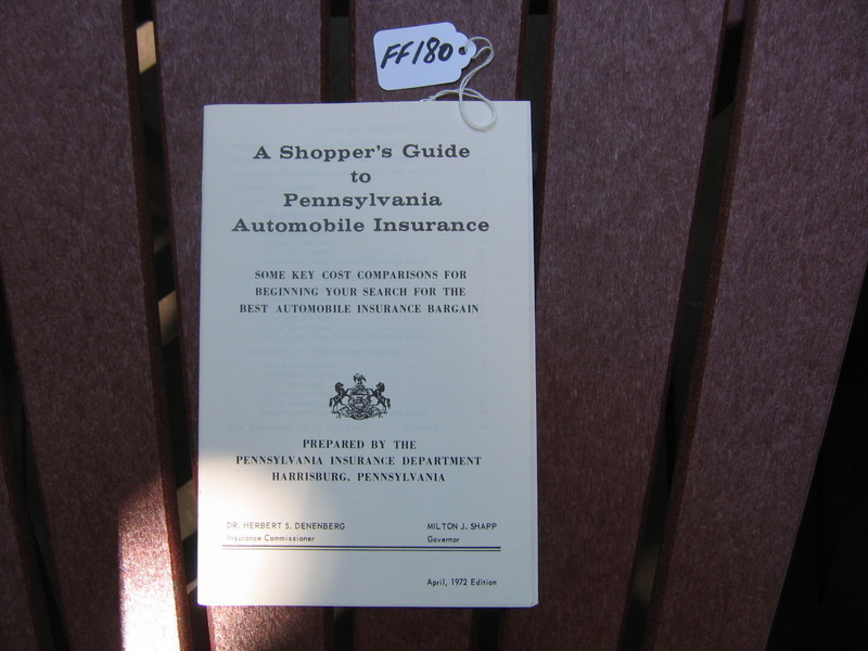 Pamphlet: A Shopper's Guide to Pennsylvania Autom