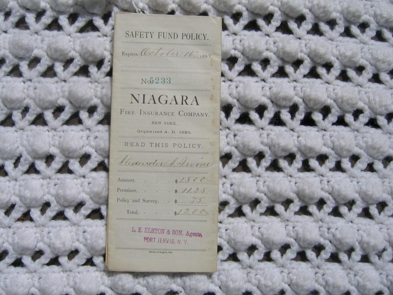 Niagara Fire Insurance Company. Safety Fund Polic