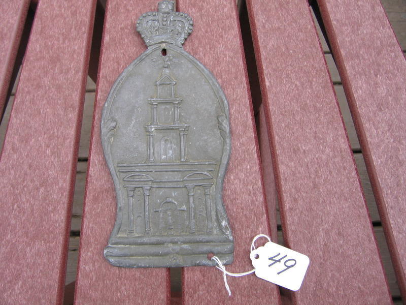 Royal Exchange Assurance. London. Lead. 8 1/2x4