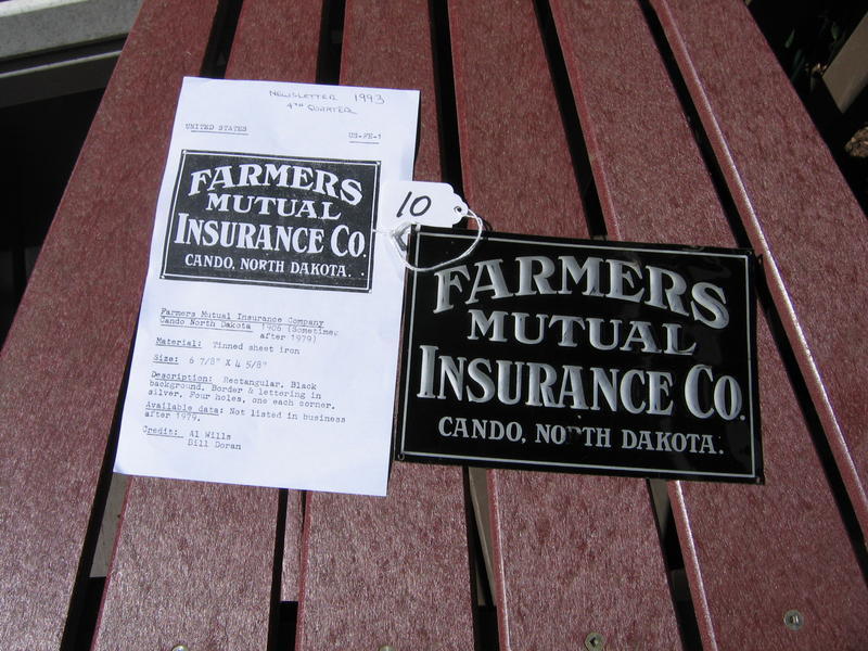 Farmers Mutual Insurance Co. Cando, North Dakota.