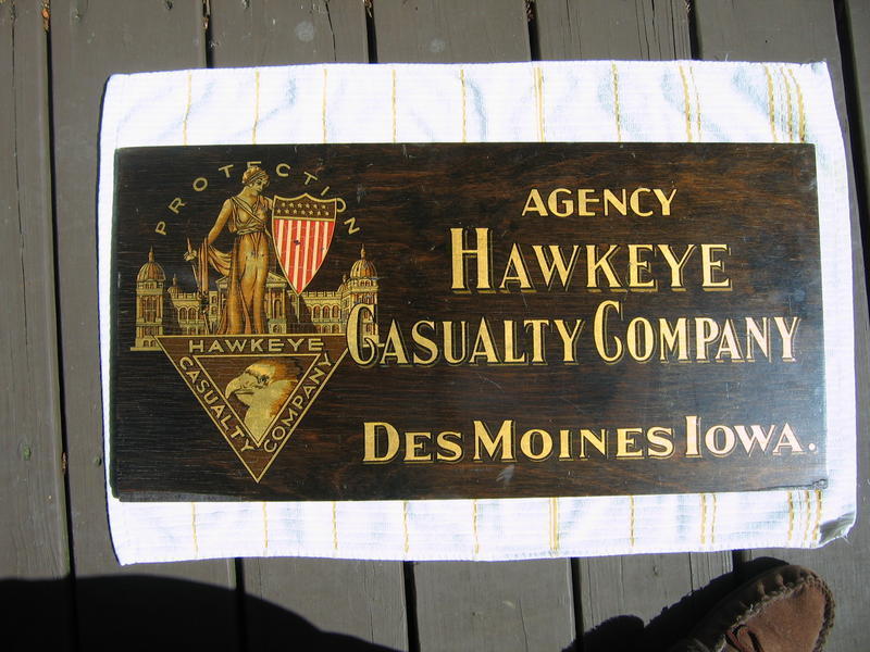 Hawkeye Casualty Company. Des Moines, Iowa. 1923