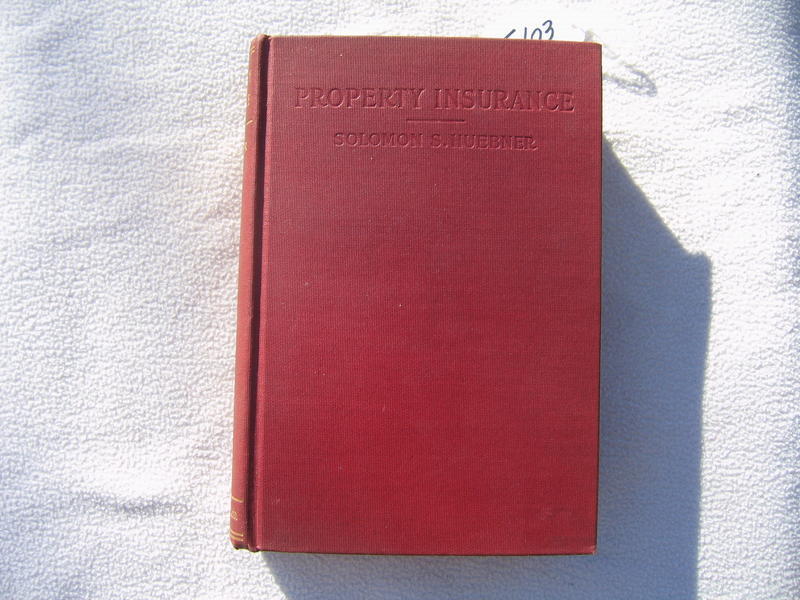Property Insurance Hard Bound Book. by Solomon S.