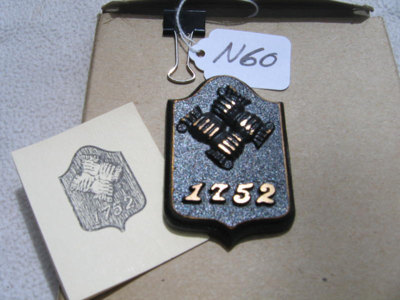 Miniature Contributionship Fire Mark.