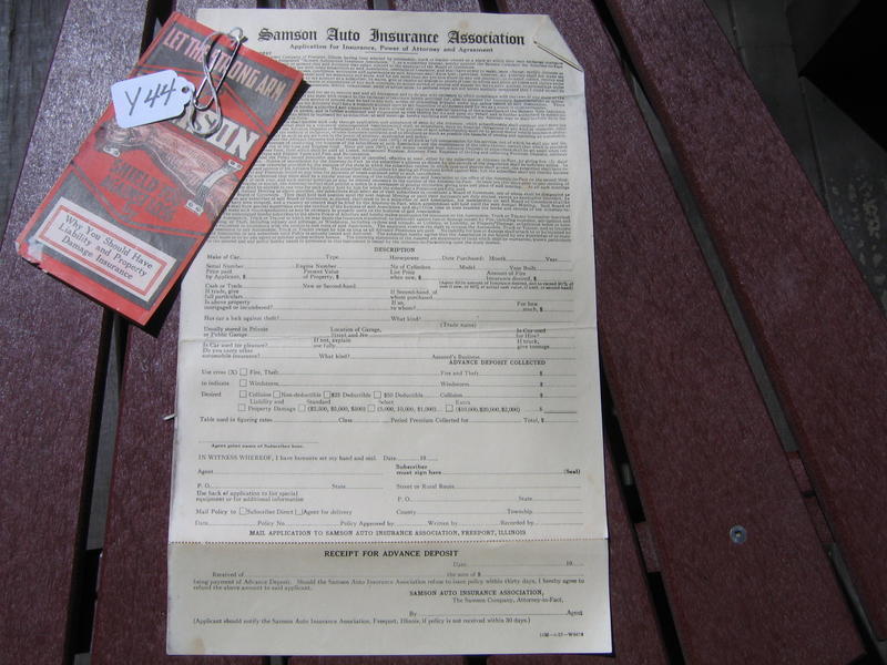 General Casualty Company of Wisconsin. Auto Polic