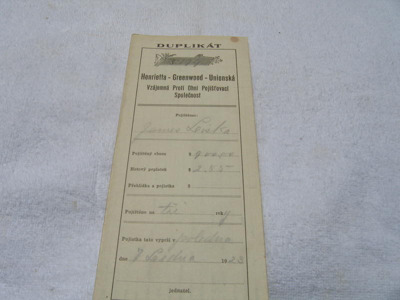 Henrietta-Greenwood-Unonska. Policy #199. Vzajem