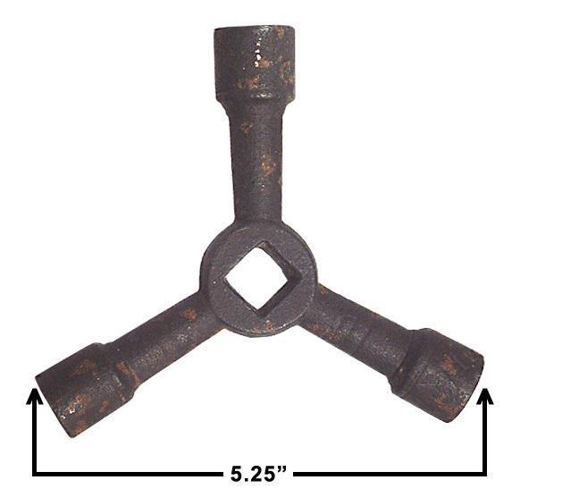 Bed Key Variation. Cast Iron. Four Slightly Diff