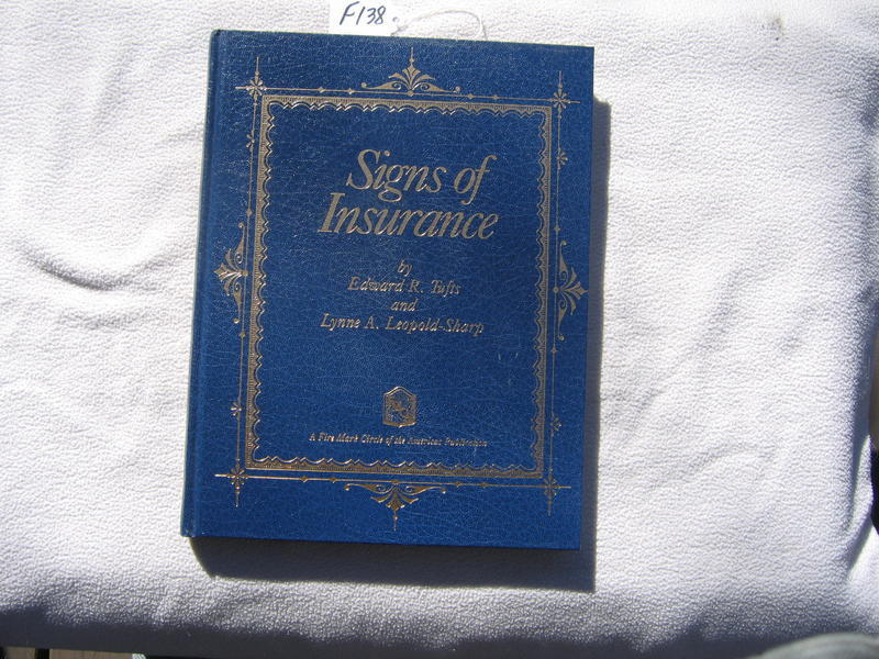 Signs of Insurance Book. by Edward Tufts and Lynn