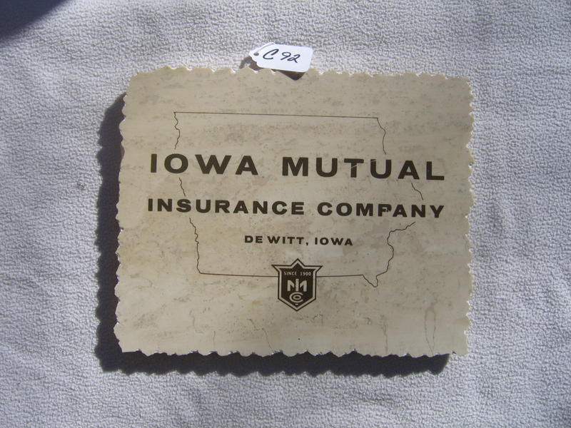 Iowa Mutual Insurance Company, De Witt, Iowa. Sig