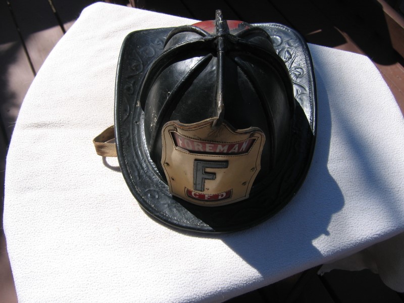CFD Foreman Fire Helmet. Made by Cairns, New York