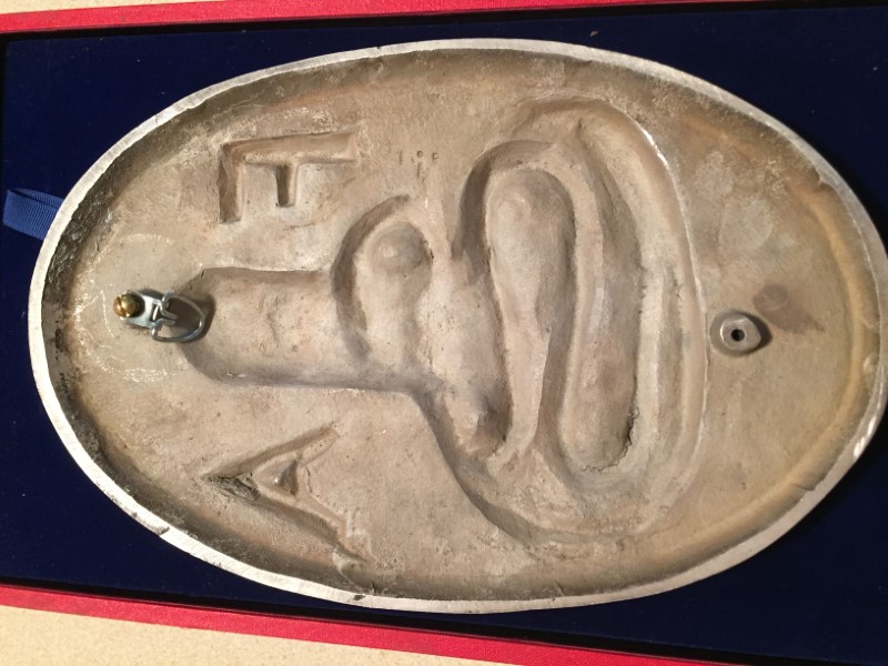 Fire Association Silver Fire Mark - Back of Mark.