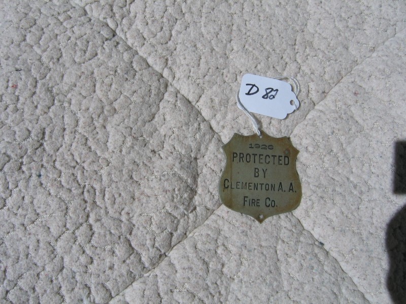 1926 Protected by Clementon A.A. Fire Company. Sh