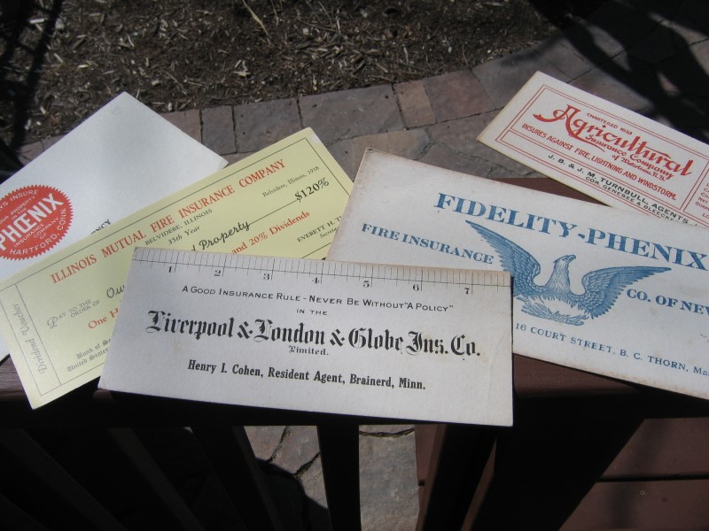 Ink Blotters - 5 for one price. Group Consists o