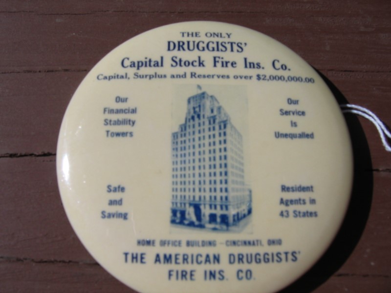 Druggists Capital Stock Fire Insurance Co. Adverti