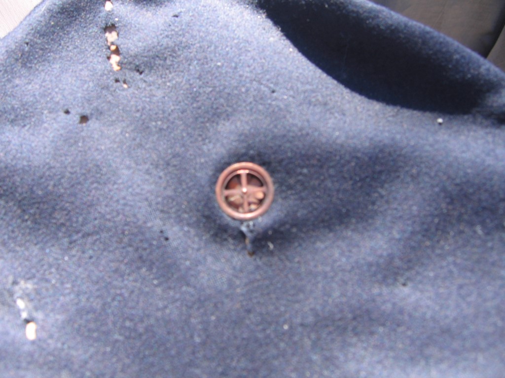 Fireman's Hat has a Built-in Ventilator. Mfg. was